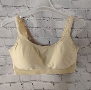 Truekind 3XL Everyday Throw On Wireless Brallette Cream